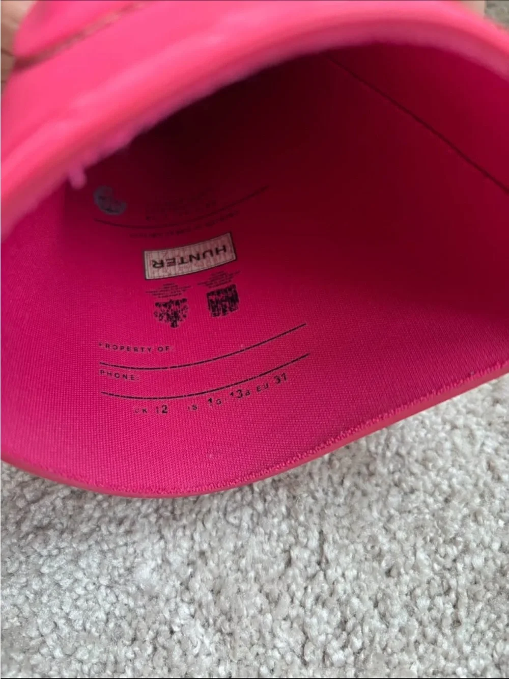 Hunter Bright Pink Mid-Calf Rain Boots with Buckle